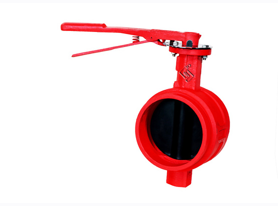 福(fu)州溝槽式手(shǒu)動蝶閥